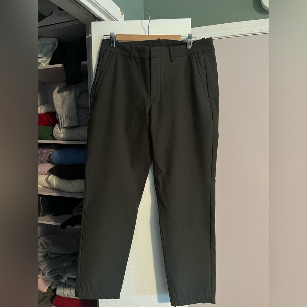 Mens Kit and Ace Pants Dark Olive